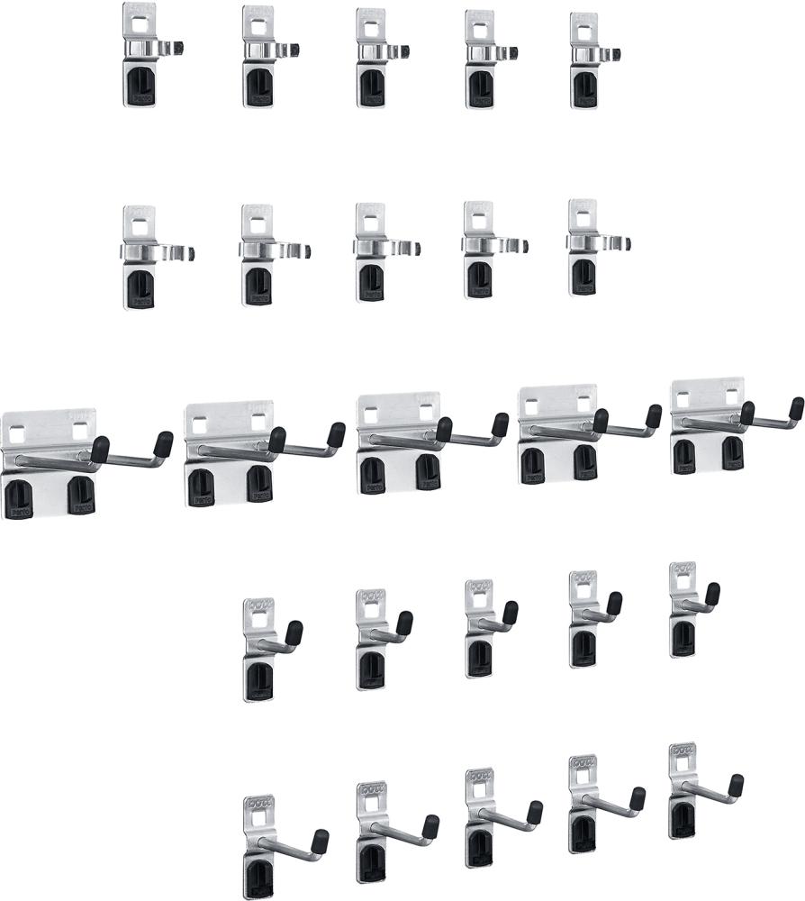 Hakensortiment 25-teilig für Lochplatten für Lochplatten Produktbild img1 L