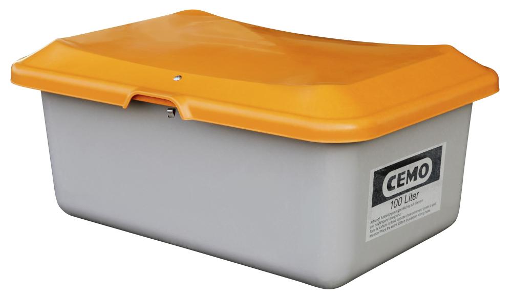 Streugut-Box, Behälter grau/Deckel orange Produktbild img1 L
