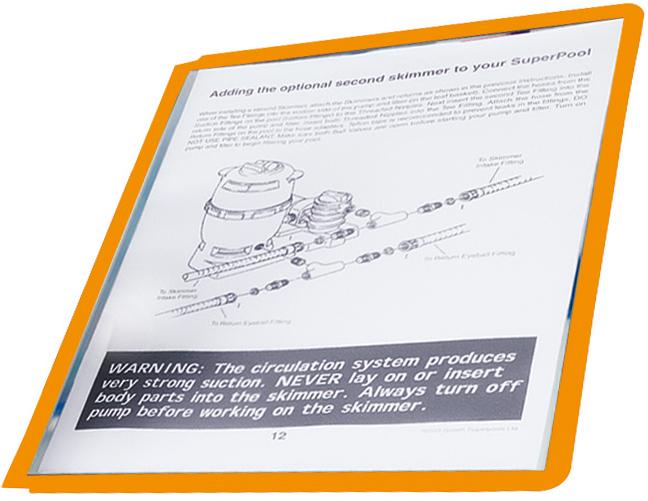 Sichttafeln orange Pckg. a 5 Stück Produktbild img1 L