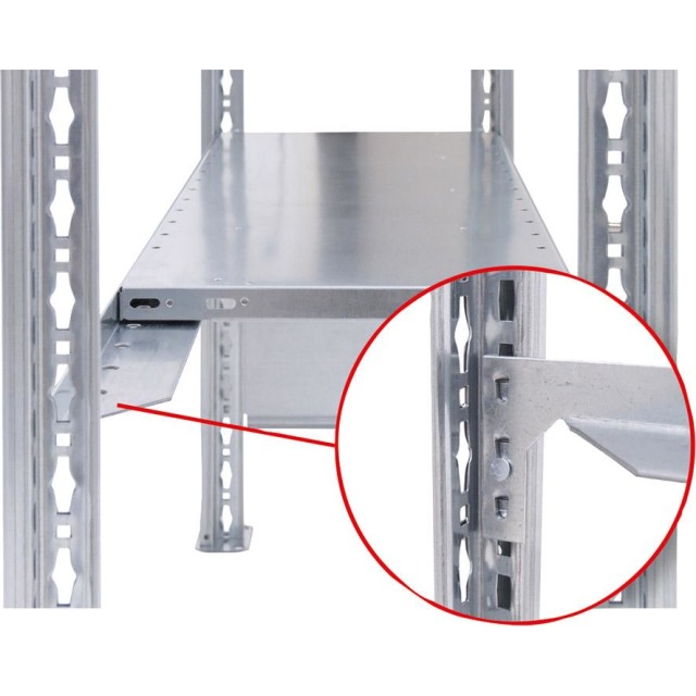 Steckregal, mit Längenriegel, Fachlast 150 kg Produktbild img2 L