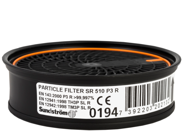 Partikelfilter P3 SR 510, Sundström Produktbild img1 L