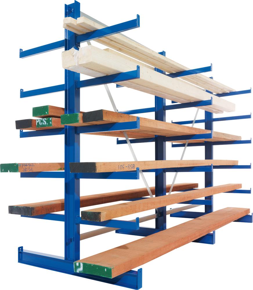 Doppelseitiges Kragarmregal META MULTISTRONG ST Produktbild img2 L