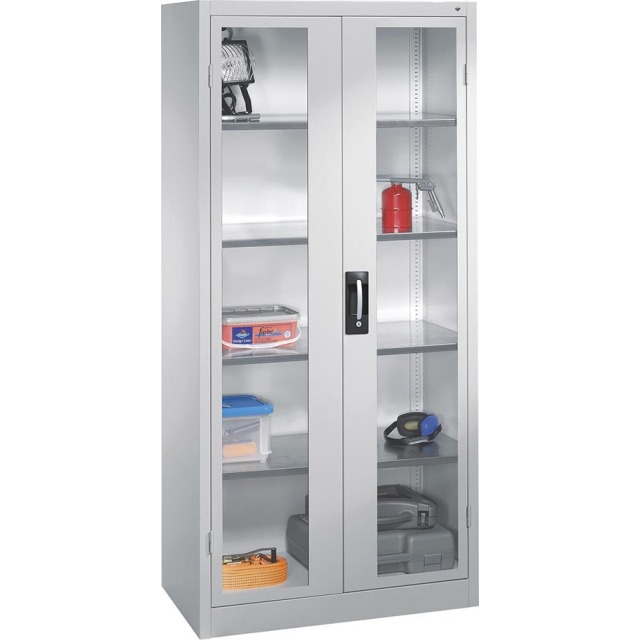 Werkzeug- und Materialschrank (RAL 7035/7035) mit 4 verstellbaren Einlegeböden Produktbild img1 L