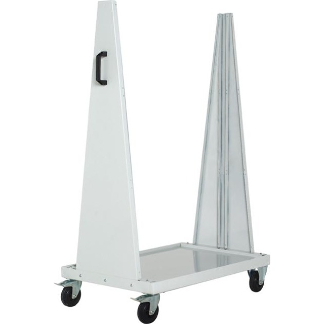 Fahrwagen Rackplus mobil B1000xT650xH1600 mm RAL 7035 unbestückt für max. 6 Lochplatten Produktbild img1 L