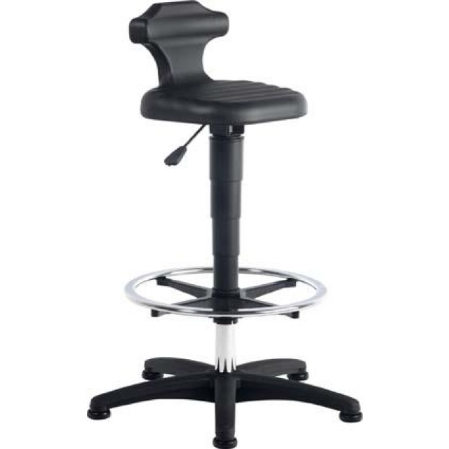 Bimos Sitz-Steh-Stuhl 9419-2000 Flex 3 Sitzhöhe 510-780 mm mit Gleiter /Fußring Produktbild img1 L