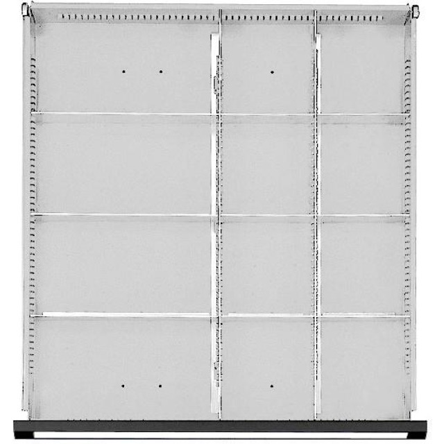 Schubladen-Einteilungsset, 1/2–1/4-Teilung Produktbild img1 L