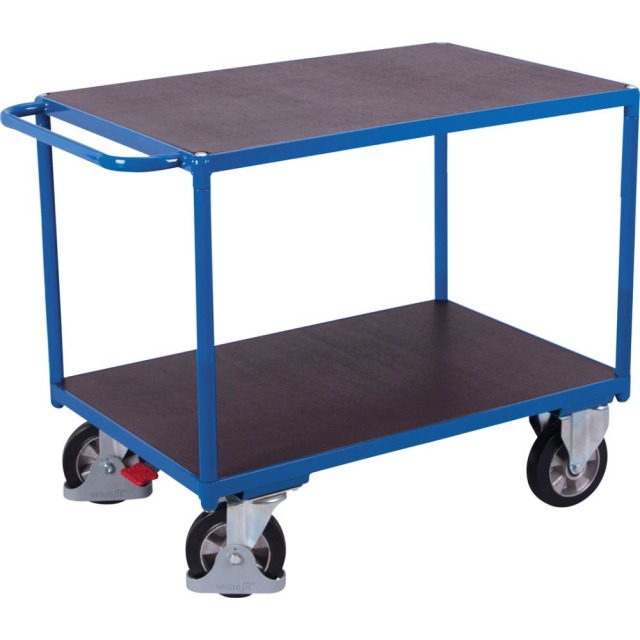 Schwerlast-Tischwagen, mit 2 Ladeflächen Produktbild img1 L