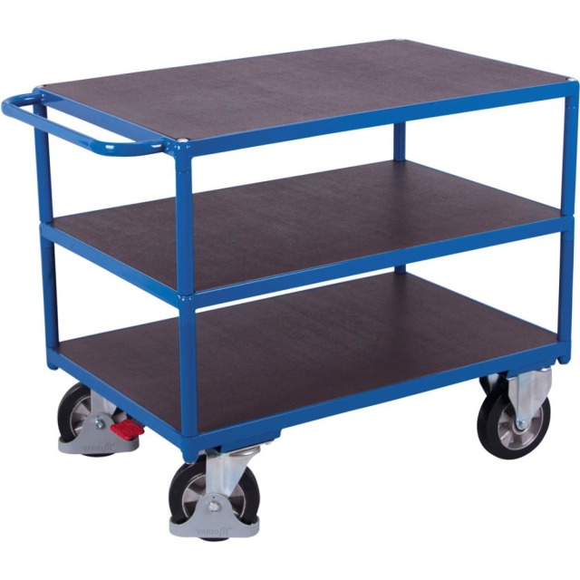 Schwerlast-Tischwagen, mit 3 Ladeflächen Produktbild img1 L