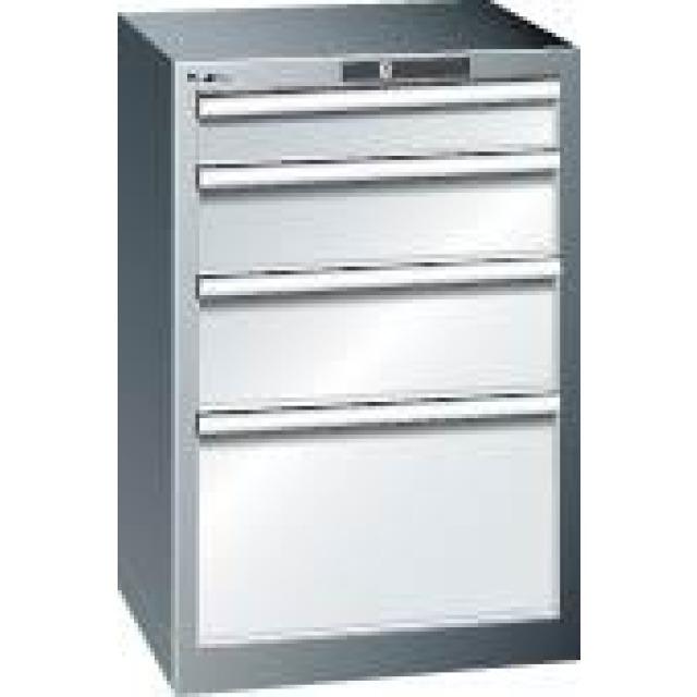 Schubladenschrank mit 4 Schubladen, stationär (Tiefe 572 mm) Produktbild img1 L