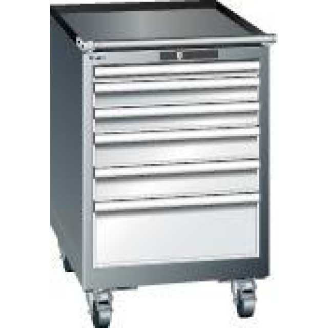 Schubladenschrank mit 6 Schubladen, fahrbar (Tiefe 572 mm) Produktbild img1 L