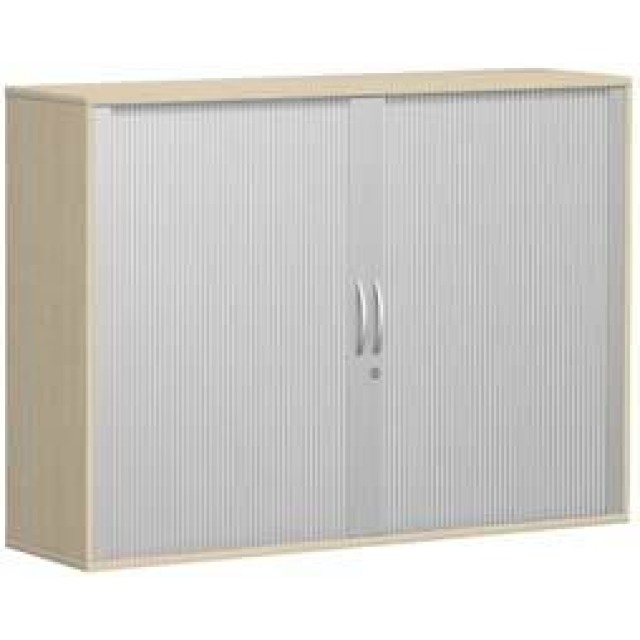 Querrollladenschrank zu Büromöbelserie "Pro", mit 4 Einlegeböden Produktbild img1 L