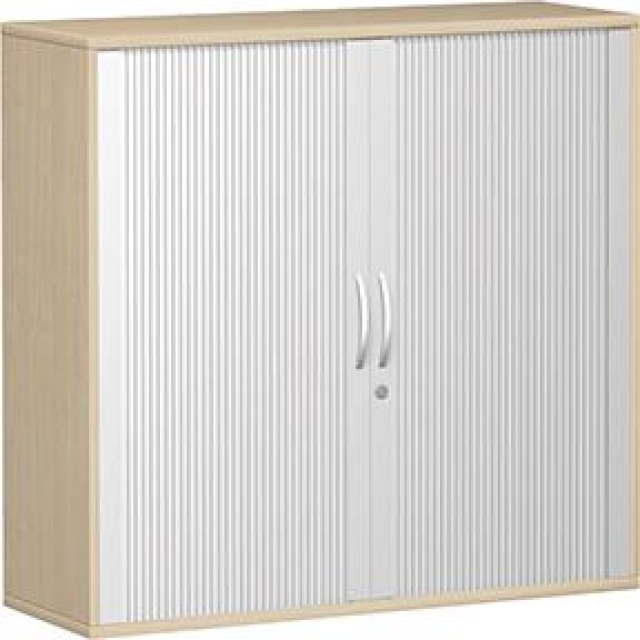 Querrollladenschrank zu Büromöbelserie "Pro", mit 2 Einlegeböden Produktbild img1 L