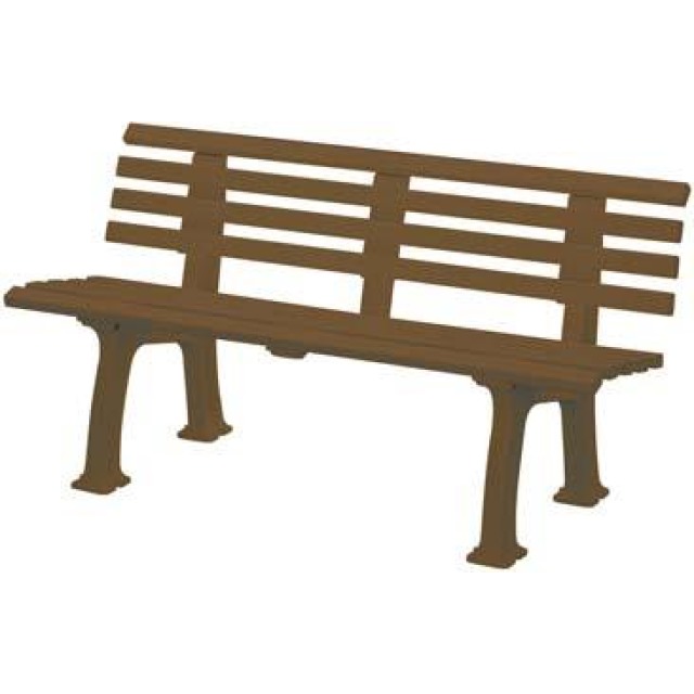 Gartenbank SYLT 3-Sitzer Länge 1500 mm braun Blome Produktbild img1 L