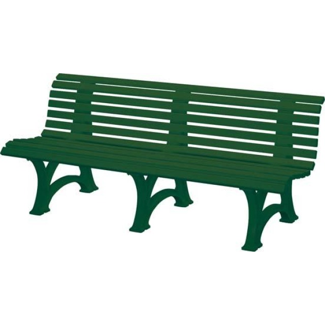 Gartenbank BORKUM 4-Sitzer Länge 2000 mm grün Blome Produktbild img1 L