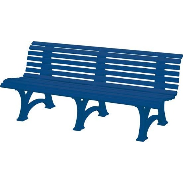 Gartenbank BORKUM 4-Sitzer Länge 2000 mm blau Blome Produktbild img1 L