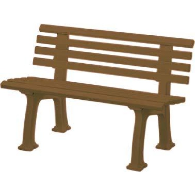 Gartenbank IBIZA 2-Sitzer Länge 1200 mm braun Blome Produktbild img1 L