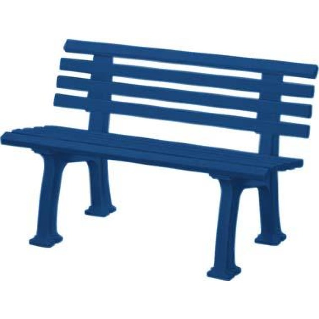 Gartenbank IBIZA 2-Sitzer Länge 1200 mm blau Blome Produktbild img1 L