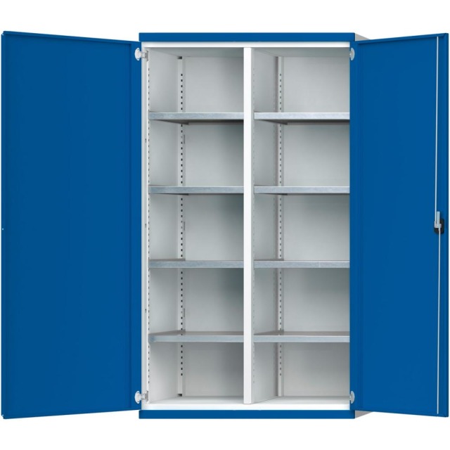 Schwerlastschrank Leergehäuse, mit Mittelwand und 8 Einlegeböden Produktbild img1 L