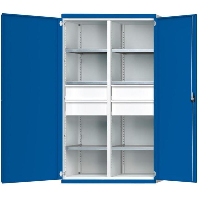 Schwerlastschrank mit Mittelwand, 4 Schubladen FH 180 mm Produktbild img1 L