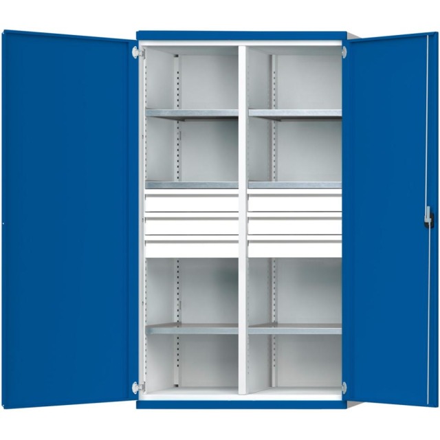 Schwerlastschrank mit Mittelwand, 6 Schubladen FH 120 mm Produktbild img1 L