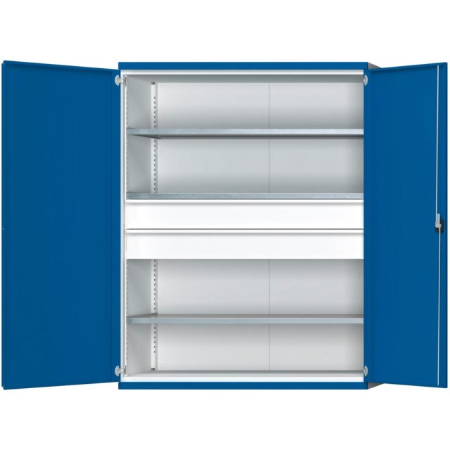Schwerlastschrank ohne Mittelwand, mit 2 Schubladen FH 180 mm Produktbild img1 L