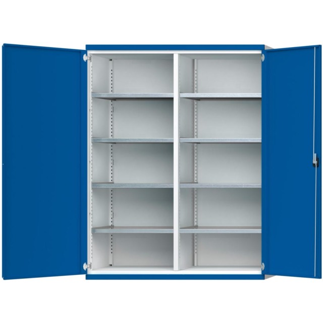 Schwerlastschrank mit Mittelwand und 8 Einlegeböden, Breite 1485 mm Produktbild img1 L