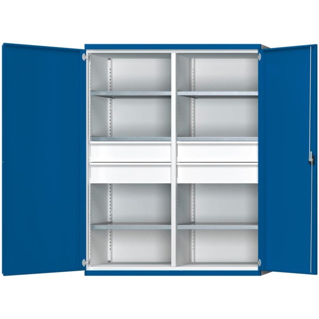 Schwerlastschrank mit Mittelwand, 4 Schubladen FH 180 mm Produktbild img1 L