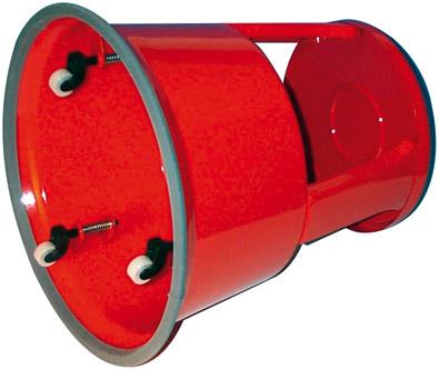 Rollhocker Metall rot Produktbild img2 L
