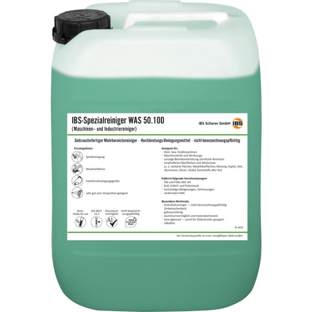 IBS-Spezialreiniger WAS 50.100 (Maschinen– und Industriereiniger) Produktbild img1 L