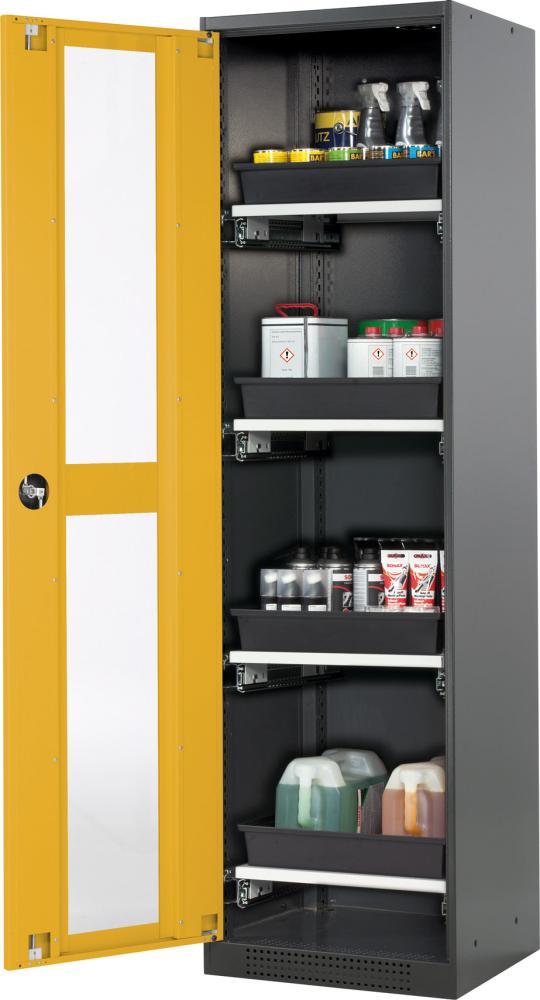 Chemikalienschrank, mit Glasausschnitt Produktbild img1 L