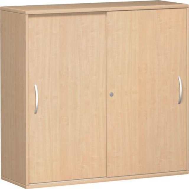Schiebetürenschrank 3 OH zu Büromöbelserie „Pro“ Produktbild img1 L