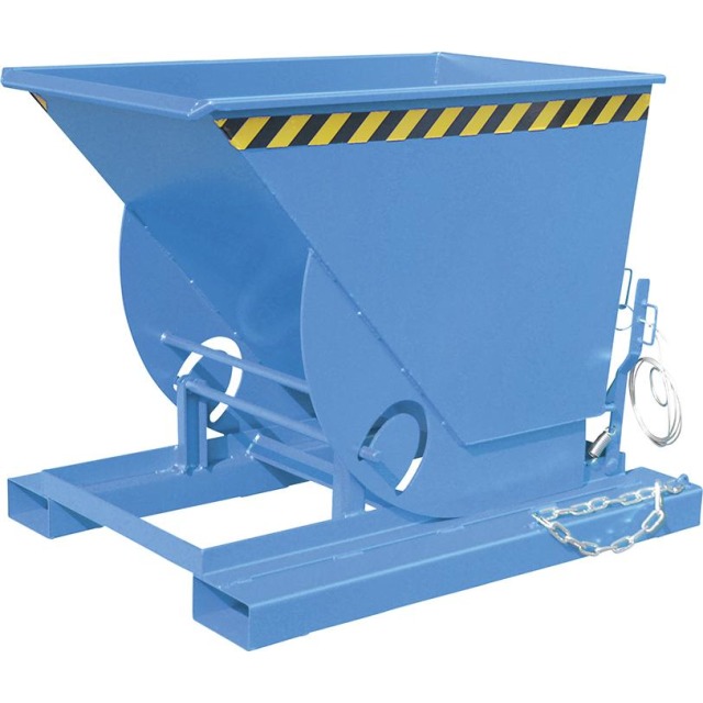 Kippbehälter, mit Abrollsystem, Typ AK 50-100 (RAL 5012) Produktbild img1 L