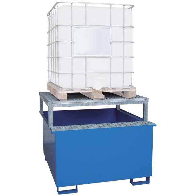 Auffangwanne Typ WSP mit Abfüllbock für KTC 1000 Liter Produktbild img1 L