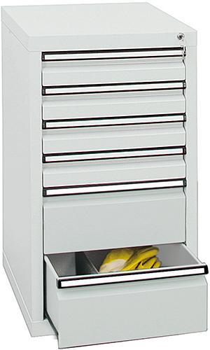 Schubladenschrank, 900x500x500 mm, Schubladen 4x 100/2x 200 mm Produktbild img2 L