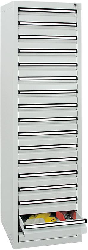 Schubladenschrank, 1800x500x500 mm, Schubladen 17x 100 mm Produktbild img2 L