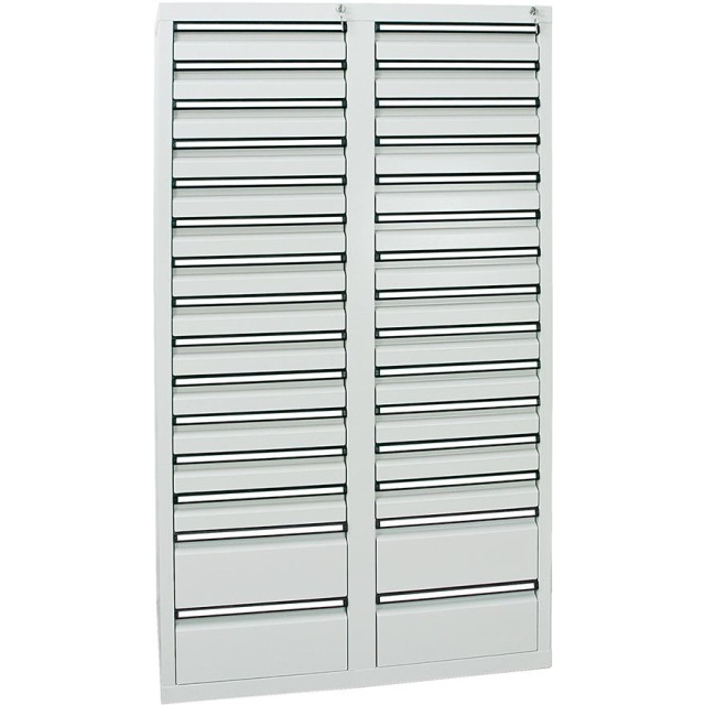 Schubladenschrank, 1800x1000x500 mm, Schubladen 26x 100/4x 200 mm Produktbild img1 L