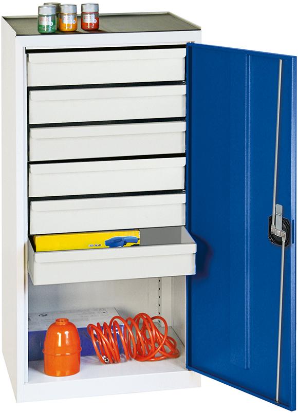 Werkzeug- und Materialschrank Serie 2000, 6 Schubladen Produktbild img2 L