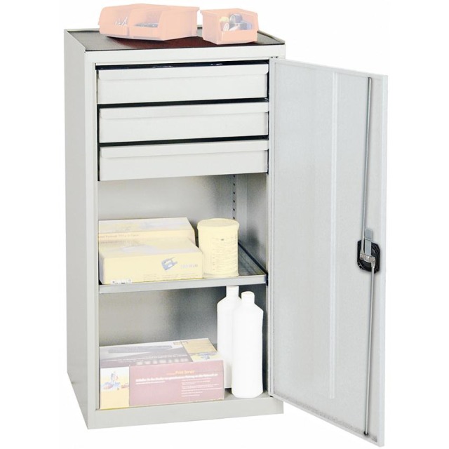 Werkzeug- und Materialschrank Serie 2000, 3 Schubladen, 1 Fachboden Produktbild img1 L