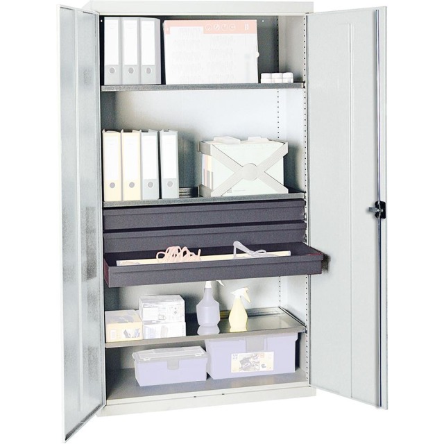 Werkzeug- und Materialschrank Serie 3000, 3 Großraumschubladen, 3 Wannenböden Produktbild img1 L