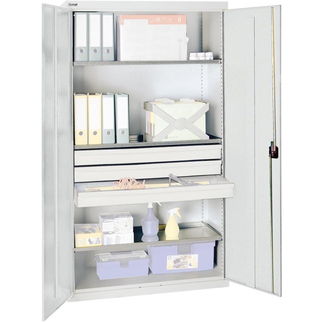 Werkzeug- und Materialschrank Serie 2000, 3 Schubladen, 3 Fachböden Produktbild img1 L
