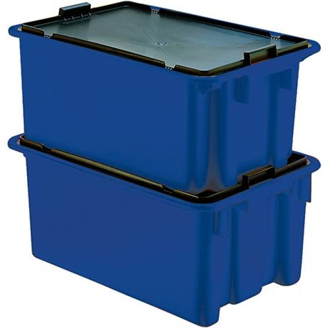 Drehstapelbehälter, blau Produktbild img1 L