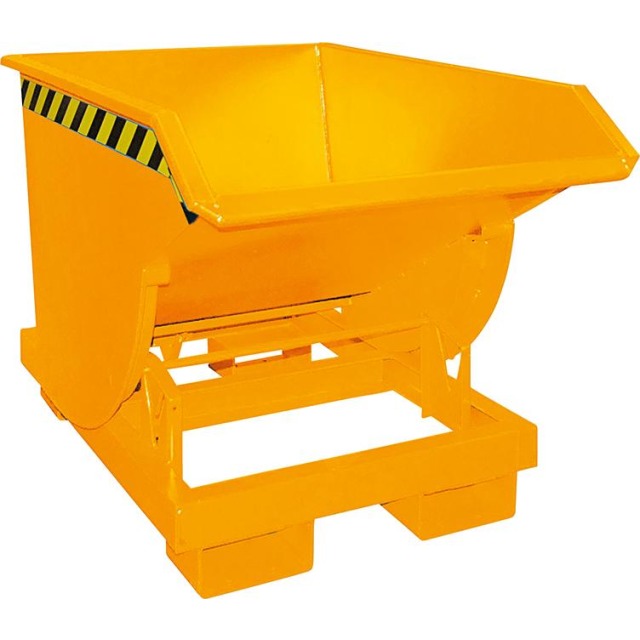 Kippbehälter, mit Abrollsystem, RAL 2000 Produktbild img1 L
