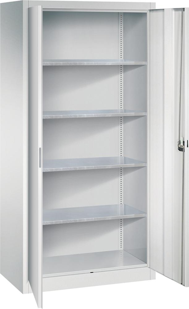 Schwerlast-Flügeltürenschrank, Maße HxBxT: 1950x930x500 mm Produktbild img2 L
