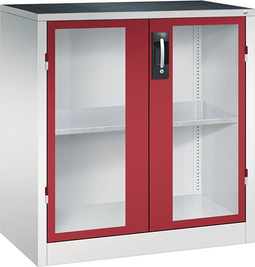 Schwerlast-Beistellschrank, mit Flügeltüren, RAL 7035/3003 Produktbild img1 L