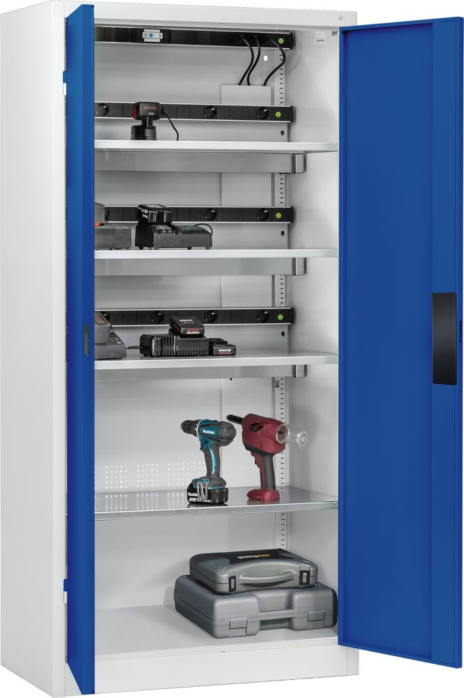 Akkuladeschrank COMFORT, mit Vollblechtüren Produktbild img2 L