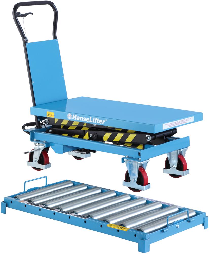 Mobiler Hubtisch mit Rollenbahn Produktbild img6 L