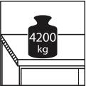 Anke Schwerlastwerkbank B1500xT800xH900mm RAL7035 BMP: 100 mm mit Rahmen Produktbild img9 L