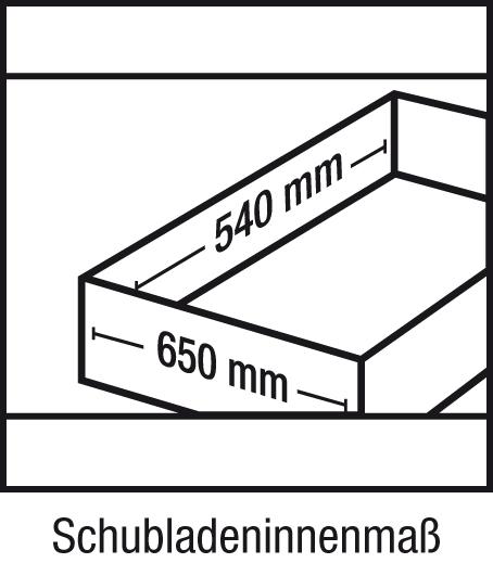 Schwerlastschrank mit Mittelwand, 4 Schubladen FH 180 mm Produktbild img3 L