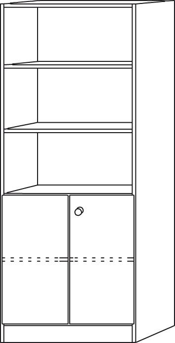 Kombiregal der Schrankwandserie 6 Produktbild img5 L