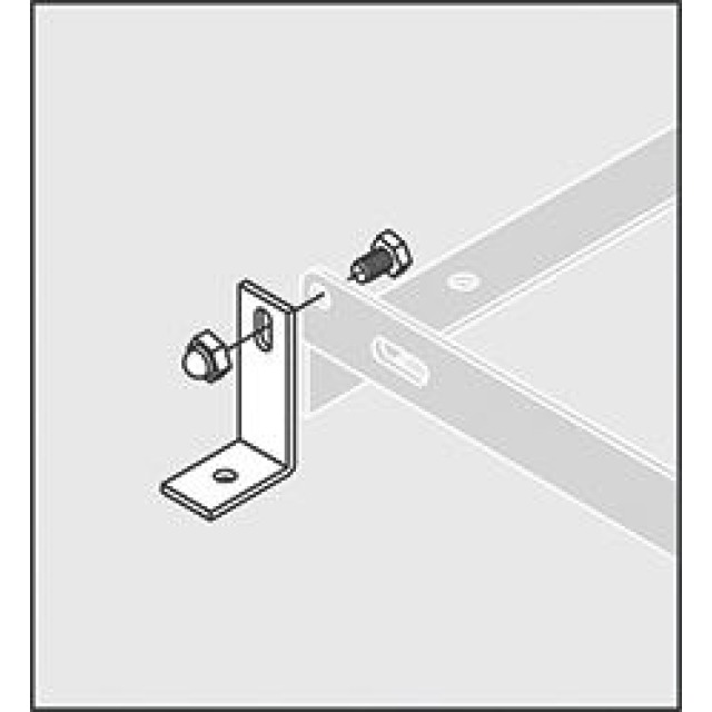 Bodenmontagewinkel vzk für Fahrradständer 2-er-Set Produktbild img1 L
